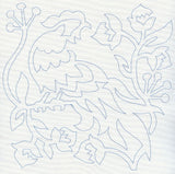 Jacobean Bird Quilting Square 1 (Single Run)