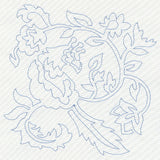 Jacobean Bird Quilting Square 2 (Single Run)