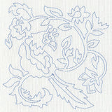 Jacobean Bird Quilting Square 2 (Single Run)