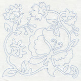 Jacobean Butterfly Quilting Square 1 (Single Run)