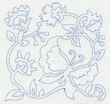 Jacobean Butterfly Quilting Square 1 (Single Run)