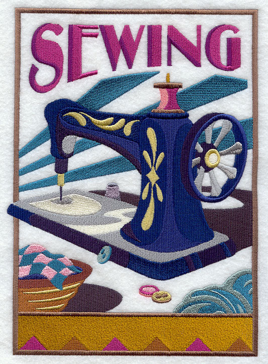 Art Deco Sewing Machine