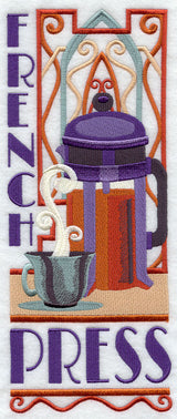 Art Deco French Press