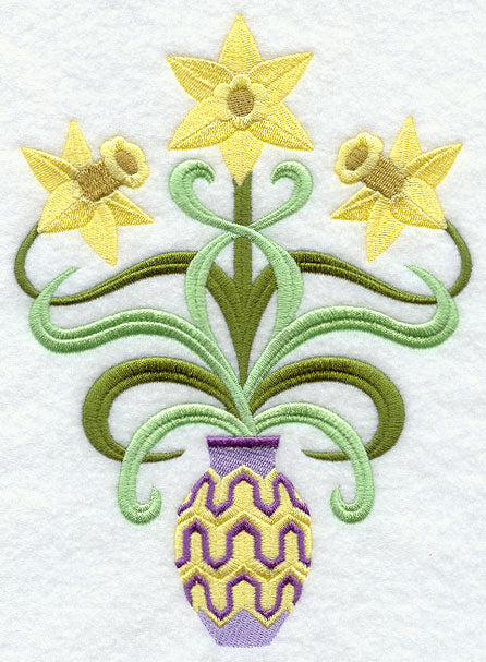 Art Deco Daffodils