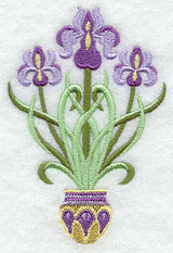 Art Deco Irises