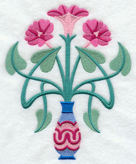 Art Deco Morning Glories