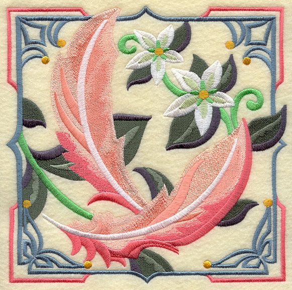 Art Deco Flamingo Feathers