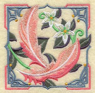 Art Deco Flamingo Feathers