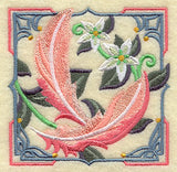 Art Deco Flamingo Feathers