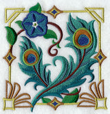 Art Deco Peacock Feathers