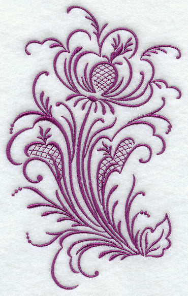 Simply Rosemaling Blomst 1