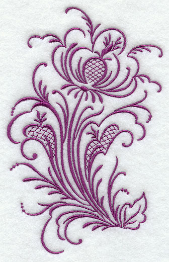 Simply Rosemaling Blomst 1