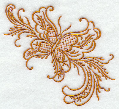 Simply Rosemaling Sommerfugl 1