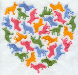 Dog Silhouette Heart