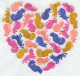 Cat Silhouette Heart