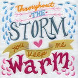 Throughout the Storm You Keep Me Warm