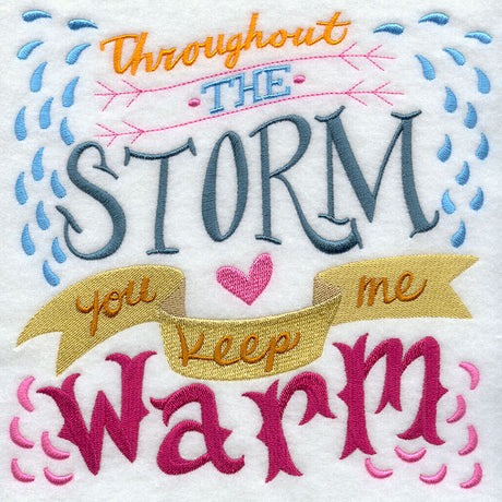 Throughout the Storm You Keep Me Warm