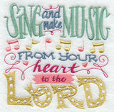 Sing and Make Music from Your Heart to the Lord