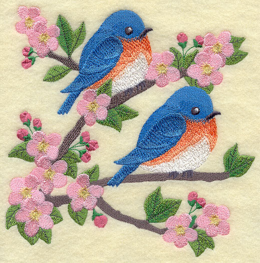Blossoms and Bluebirds