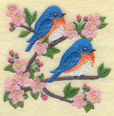 Blossoms and Bluebirds
