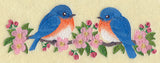 Blossoms and Bluebirds Border