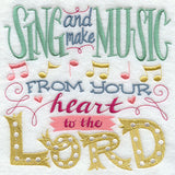 Sing and Make Music from Your Heart to the Lord