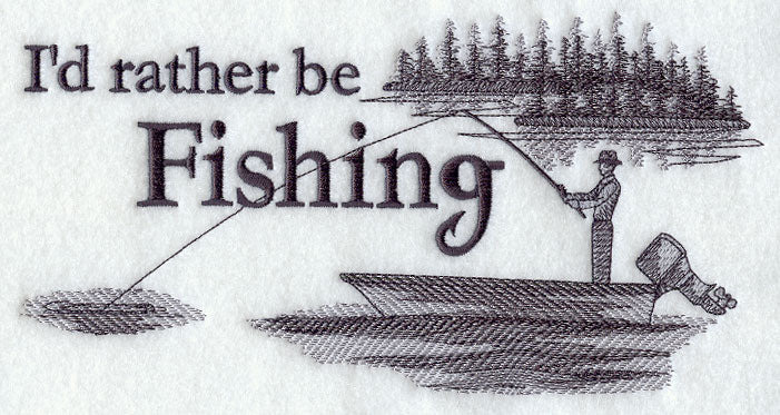 I'd Rather Be Fishing - Male