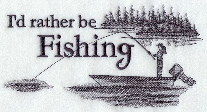I'd Rather Be Fishing - Female