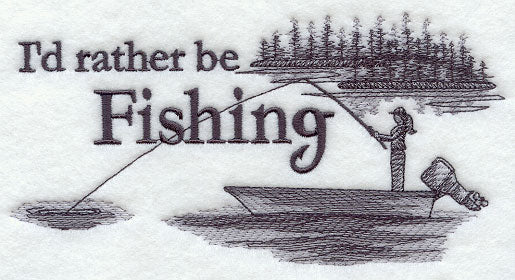 I'd Rather Be Fishing - Female