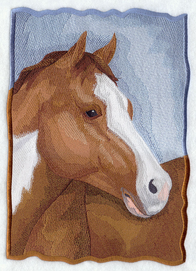 American Paint Horse Portrait