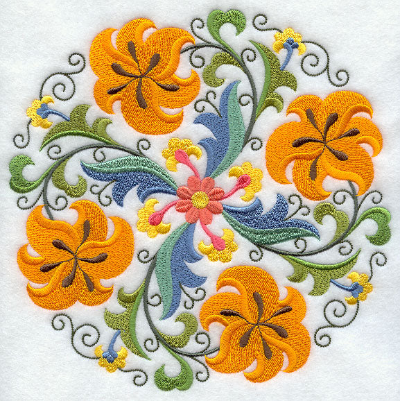 Suzani Lily Medallion