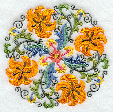 Suzani Lily Medallion