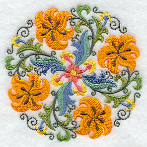 Suzani Lily Medallion