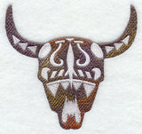 Southwestern Silhouette - Buffalo Skull