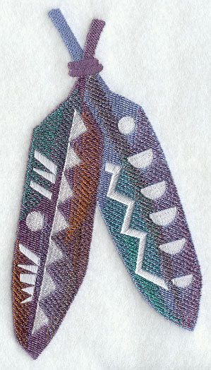 Southwestern Silhouette - Feathers