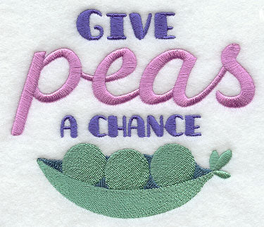 Give Peas a Chance