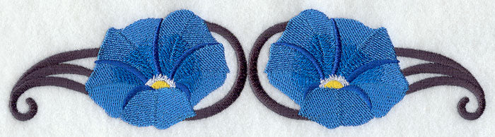 Scrollwork Morning Glory Border