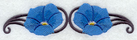 Scrollwork Morning Glory Border