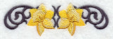 Scrollwork Daffodil Border