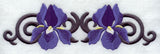 Scrollwork Iris Border