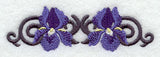 Scrollwork Iris Border