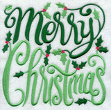 Merry Christmas with Holly