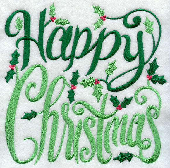 Happy Christmas with Holly