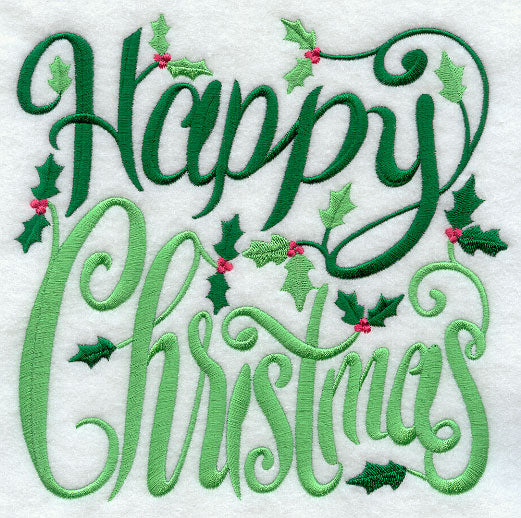 Happy Christmas with Holly