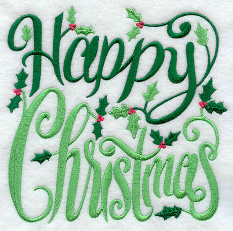 Happy Christmas with Holly