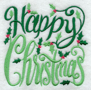 Happy Christmas with Holly