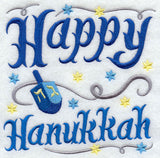 Happy Hanukkah with Dreidel