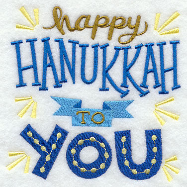 Happy Hanukkah to You