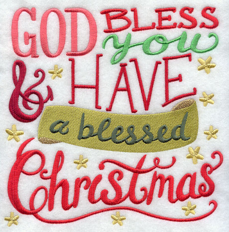 God Bless You and Have a Blessed Christmas