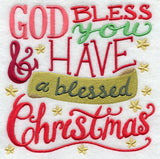 God Bless You and Have a Blessed Christmas